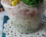 ひな祭り♪花畑みたいな三色カップご飯作り方3写真
