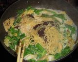春野菜のクリームソース風パスタ作り方3写真