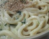 紫蘇絡まる☆味噌クリームうどん作り方3写真