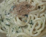 紫蘇絡まる☆味噌クリームうどん作り方4写真