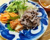 手巻きサラダ～韓国甘辛酢味噌ダレ作り方2写真
