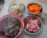 ニラが決め手の豚汁！！作り方1写真