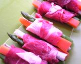 彩り野菜の牛肉巻き作り方2写真