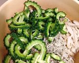 ゴーヤとちりめんじゃこのきんぴら風作り方3写真