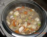 春の彩り具だくさんごろごろ炊き込みご飯作り方4写真