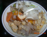 春の彩り具だくさんごろごろ炊き込みご飯作り方6写真