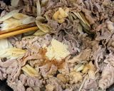 ごぼう、こんにゃく、牛肉煮作り方6写真