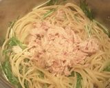 お鍋ひとつで♪　水菜とツナのパスタ☆作り方5写真
