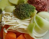 ミンチｄｅ肉じゃが作り方1写真