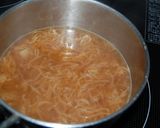 レンジで時間短縮　オニオングラタンスープ作り方6写真