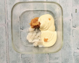 鍋不要☆ほうれん草とゆで卵の甘酒味噌作り方6写真