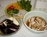 乾麺でビュッフェ　蕎麦とうどんパーティー作り方1写真