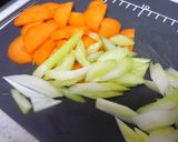 生姜入り味噌かす汁作り方1写真