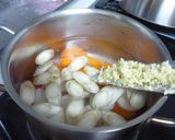 生姜入り味噌かす汁作り方5写真