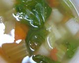 とろ～りセロリのサイコロスープ作り方5写真