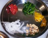 レタスで巻いた　カラフルライス作り方1写真