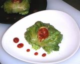 レタスで巻いた　カラフルライス作り方5写真