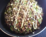 キャベツだらけ！ダイエットお好み焼き作り方4写真