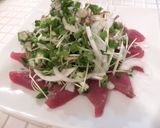 初鰹と薬味たっぷりのサラダ仕立て作り方3写真