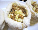 もう１品！！チーズ納豆ネバネバ巾着焼き♪作り方3写真