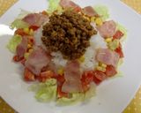 かき混ぜちゃって☆本格タコライス作り方5写真