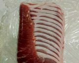 しゃぶしゃぶ肉でお手軽チャーシュー風作り方1写真