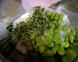 空豆と野沢菜ちりめんの混ぜご飯作り方1写真
