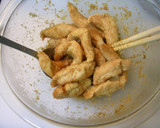 揚げてもヘルシー♡鶏ささみのゴマ酢和え作り方4写真