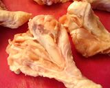 簡単に✿つやつや照り焼きチキン作り方1写真