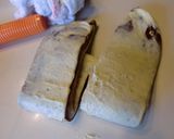 手ごねで「チョコ折り込みパン」トヨ型作り方9写真