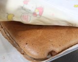 チョコクリーム＆胡桃のココアロールケーキ作り方17写真