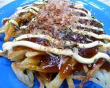 ｶﾘｶﾘ♪じゃが芋だけのお好み焼き＆ピザ作り方4写真