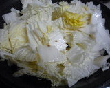 白菜とシメジのとろみ炒め作り方1写真