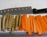 ごぼうの味噌和え作り方1写真