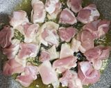 鶏肉と長ねぎの和風パスタ作り方5写真