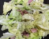 春キャベツとベーコンのにんにく塩炒め作り方4写真
