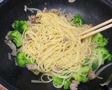 豚挽き肉とブロッコリーのパスタ作り方10写真