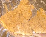 アメリカ　揚げない　チキンパルメジャーノ作り方3写真