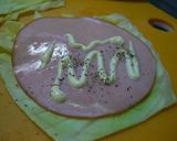 キャベツハムのマヨロール★お弁当にどーぞ作り方5写真