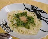 2つの隠し味！濃厚♡明太クリームパスタ作り方6写真