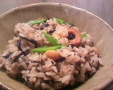 ひじきと大豆の炊き込み混ぜご飯作り方11写真