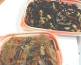 買ってきたキンピラ＆ひじき煮で寄せ卵焼♪作り方1写真