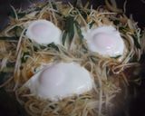 ☆簡単！もやしと卵の100円巣篭もり☆作り方3写真