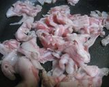 うどと豚バラの塩胡椒炒め☆作り方1写真