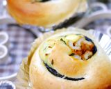 明太子と海苔入り＊和風チーズちくわパン作り方12写真