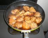 鶏の唐揚げ煮~大根おろし~作り方4写真