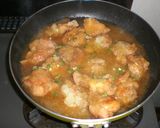 鶏の唐揚げ煮~大根おろし~作り方5写真