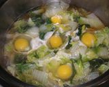 おばあちゃんの味　白菜と卵の煮物作り方3写真