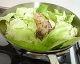 豚かたまり肉とキャベツの蒸し煮作り方5写真