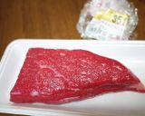 麦とろローストビーフ丼。作り方1写真